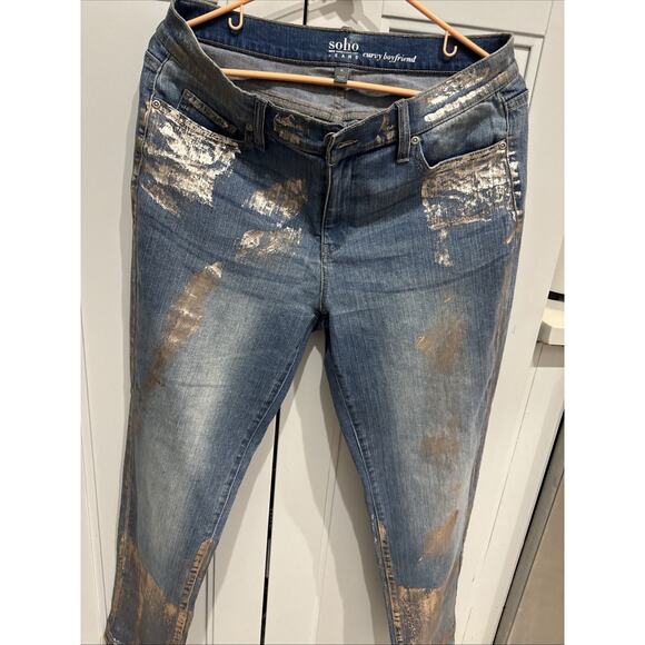 New York & Company Pants - Soho New York & Company Women's Golden Boyfriend Jeans Size 10